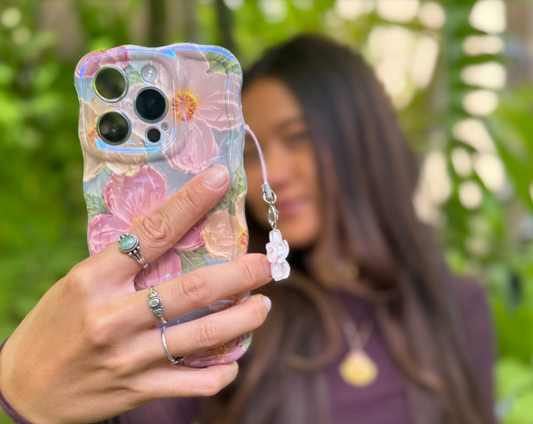 🌟 Oil painting flower phone case– Štyl + Ochrana + Darček Pre Milovníkov Umenia! 🌸