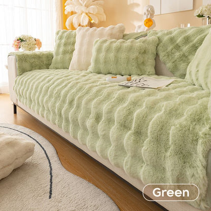 🛋️  Krásny a pohodlný pokrýv na pohovku: Mäkky, protišmykový – pre útulný dom!✨