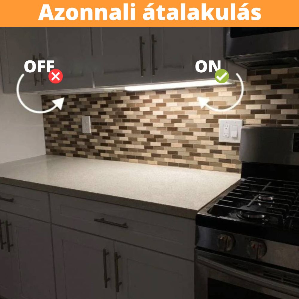 【💡Jednoduchá inštalácia a jednoduché používanie】Senzorové kuchynské svetlo