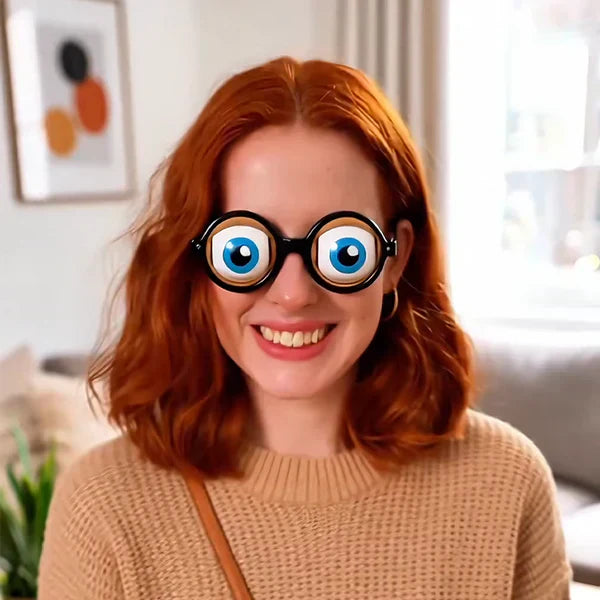 😍 Interaktívne okuliare, ktoré žmurkajú pohybom čeľuste – najvtipnejší hit na párty! 🤪