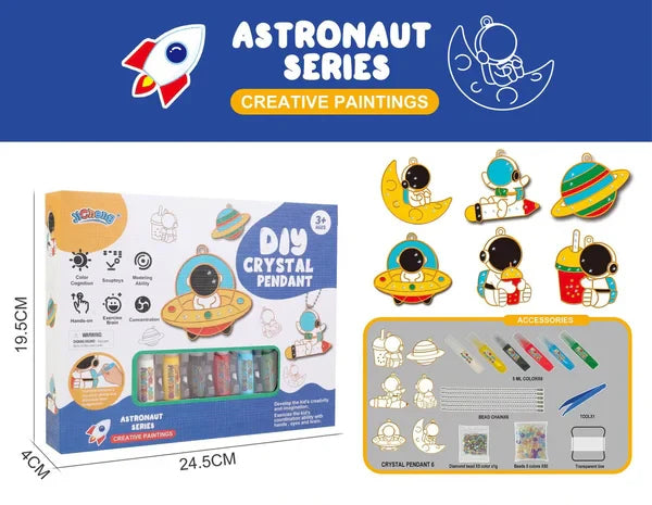 Komplet za umetnost in obrt DIY s kristalnimi barvami