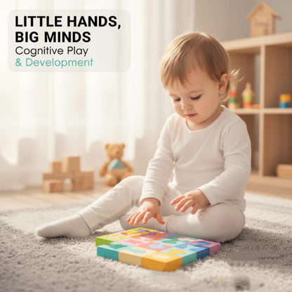 👶 Drevené Puzzle Pre Batoľatá – Vzdělání S Záľubou, Rozvoj S Zabavou! 🧠