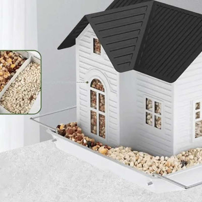 🏡 Odolné kovové kŕmidlo do záhrady – chráni semienka pred dažďom a veveričkami 🐿️🚫