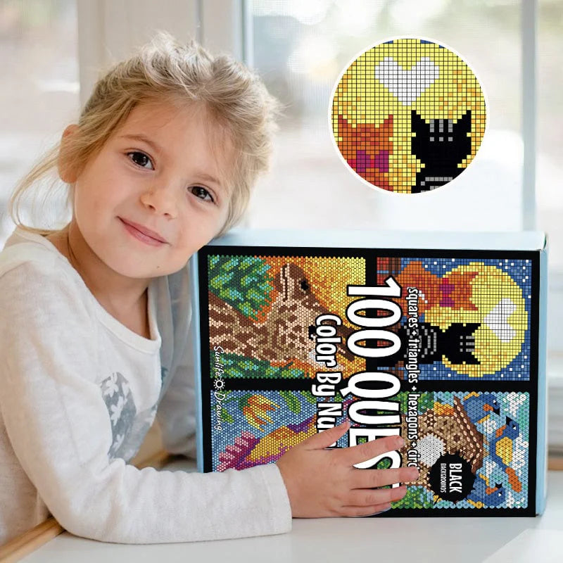 🌈 Sada vyfarbi podľa čísla – 100 misií, 24 farby, meditatívna a kreatívna zábava! ✨