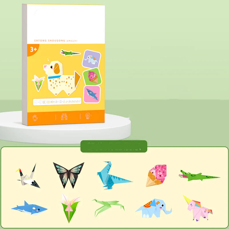 🎨 ORIGAMI KNIHA PRE DETI-Origami kniha 30 projektov – Zábava + rozvoj detí bez obrazoviek!