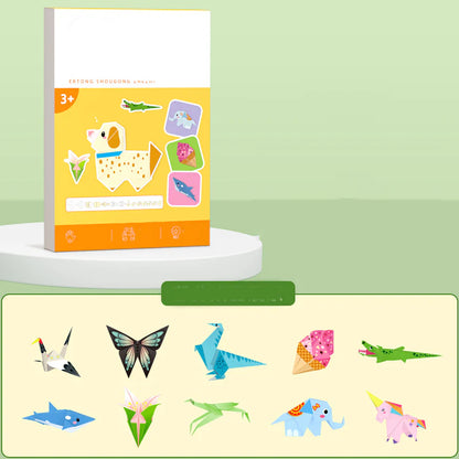 🎨 ORIGAMI KNIHA PRE DETI-Origami kniha 30 projektov – Zábava + rozvoj detí bez obrazoviek!