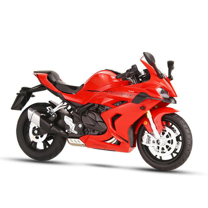 🌟 Model Motocykla 1:12 – Interaktívny Svietla + Zvuky! 🏍️