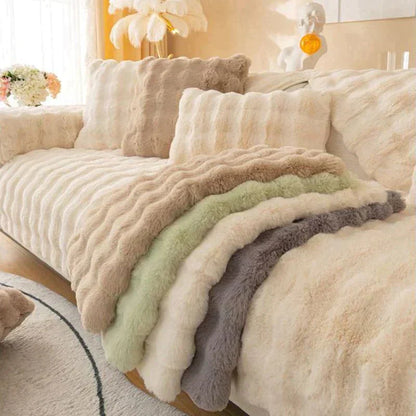 🛋️  Krásny a pohodlný pokrýv na pohovku: Mäkky, protišmykový – pre útulný dom!✨