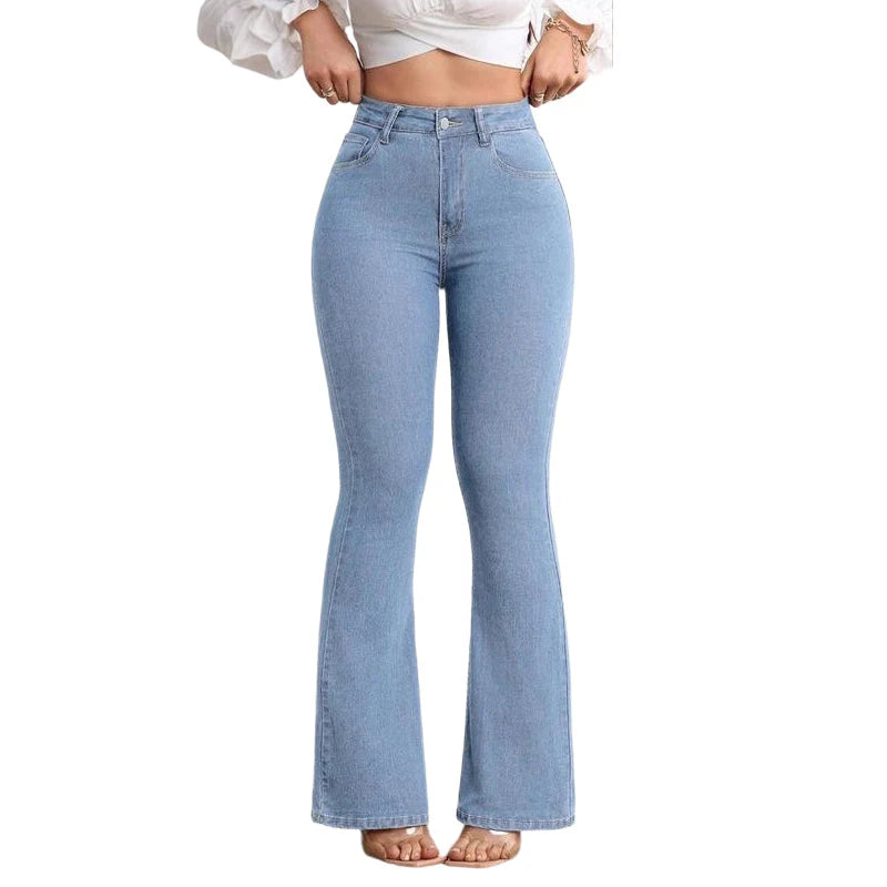👖 Dámske džínsy s vysokým pásom a širokými nohavicami – pohodlie a štýl na každý deň! ✨
