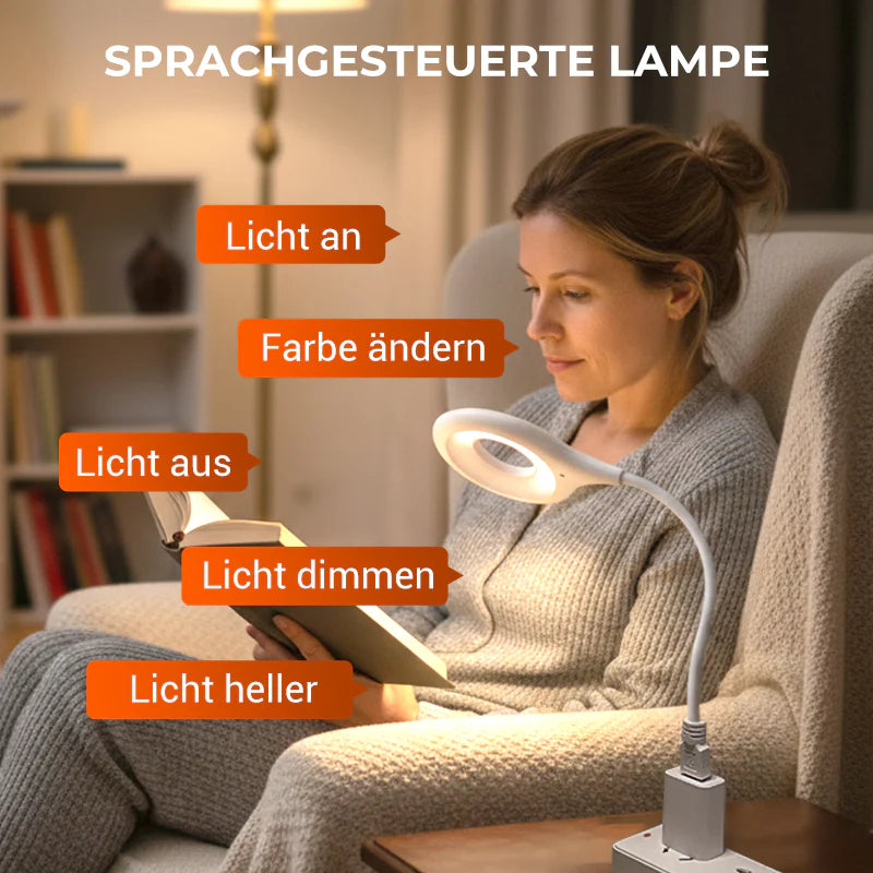 🔥Kúp 1 získaj 1 zadarmo🔥Hlasovo ovládaná LED USB lampa