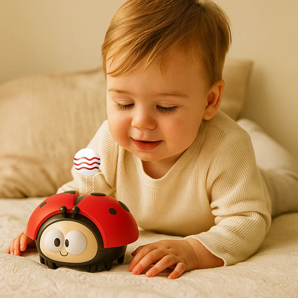 🌟 Prívesok Lienka – Zábava S Vývojom + Interaktivita Pre Bábätká! 🐞