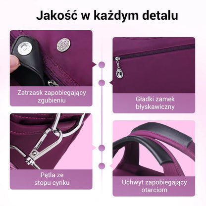 ✨ Taška proti krádeži s 10 vreckami – ľahká a módna pre vaše zdravie! ✨