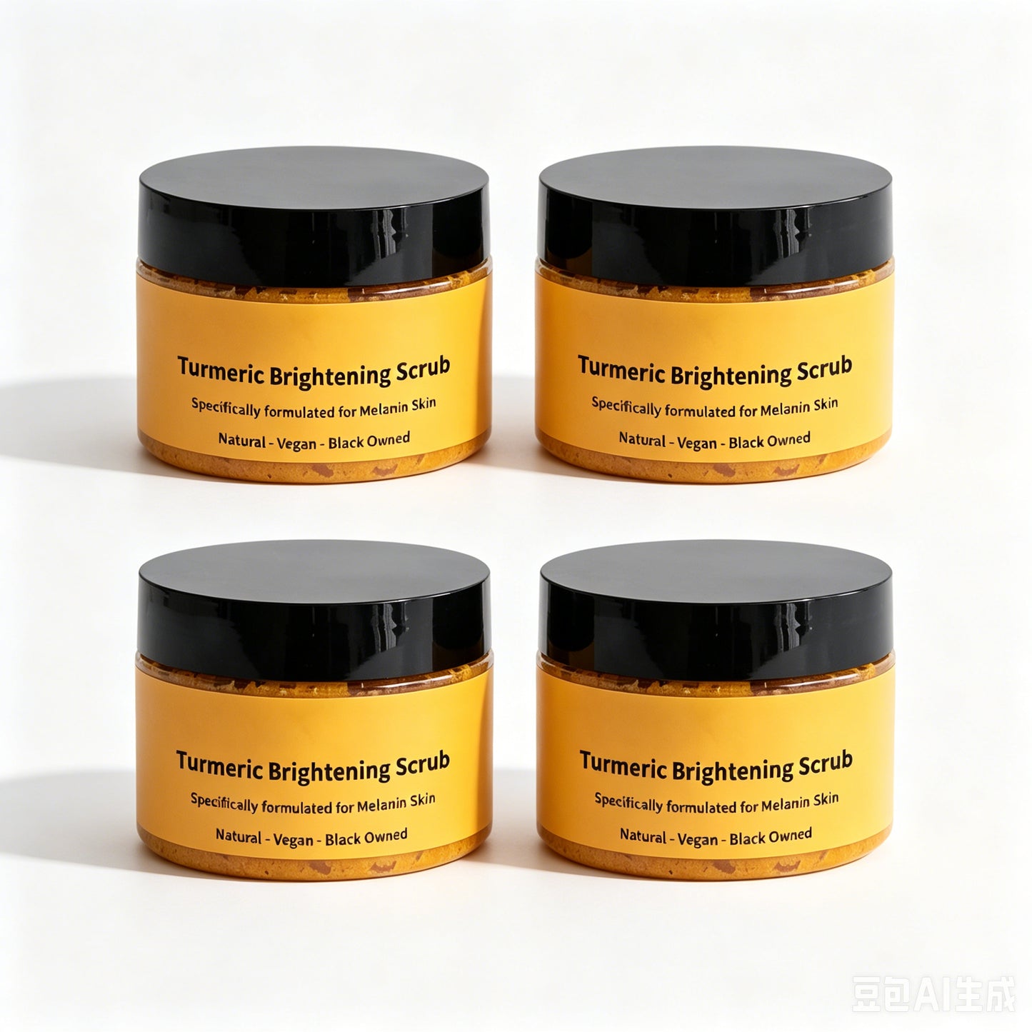 Peeling na telo s kurkumou