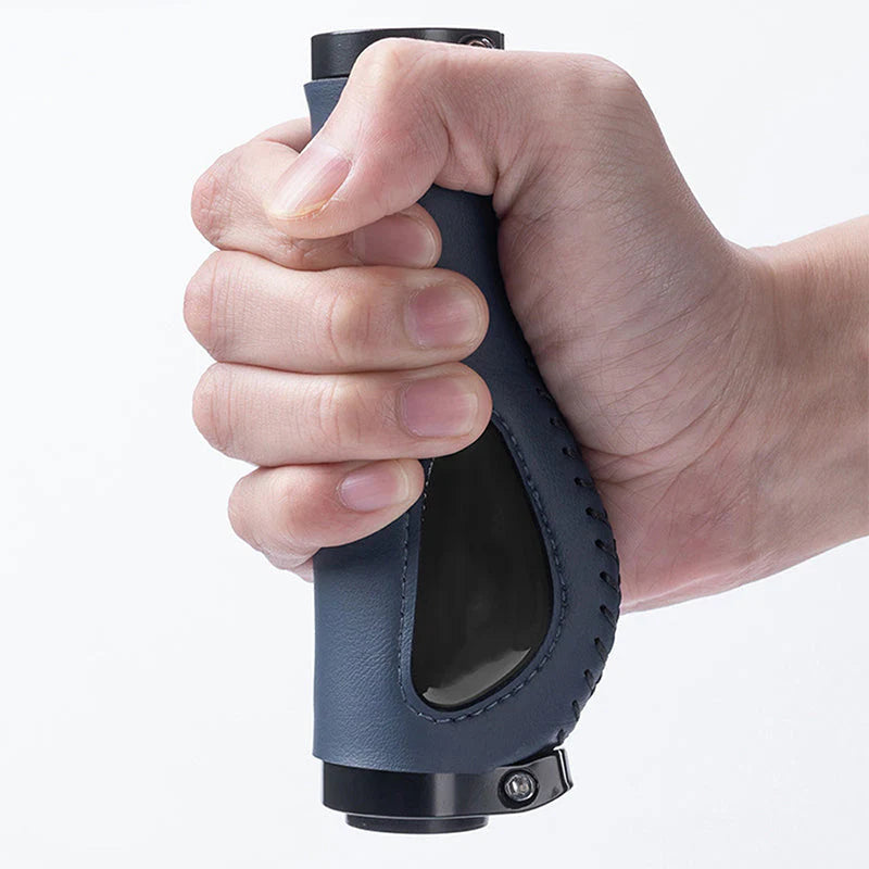 🖐️ Ergonomické rukoväte riadidiel s opierkou pre dlane – krídlový dizajn, dvojité zaistenie a tlmiaci TPR ✨