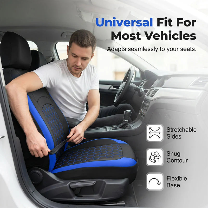 🚗Univerzálna sada 9 kusov poťahov na autosedačky pre 5-miestne modely🛡️