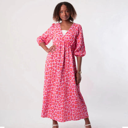 👗Šaty s výstrihom do V vo väčších veľkostiach