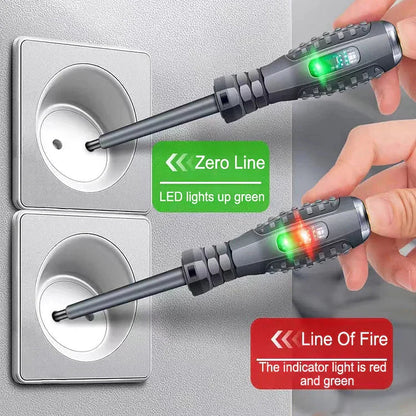 🔧 2-v-1 Detektor Elektriny – Bezpečnosť + Praktičnosť Pre Každý Dom! ⚡