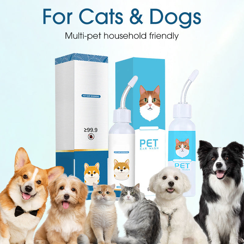 🌿 Čistič uší pre psov a mačky – úľava od svrbenia a zápachu! 🐶🐱