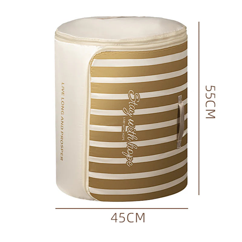 😍 Kompresná taška na deky so zipsom – viac miesta v skrini bez poškodenia nadýchanosti! 🛏️
