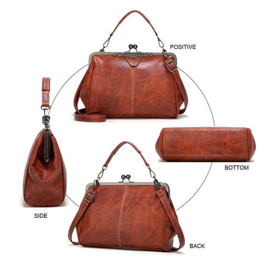 👜 Dámska vintage kabelka – exkluzívny dizajn, kvalitný materiál, univerzálna ✨