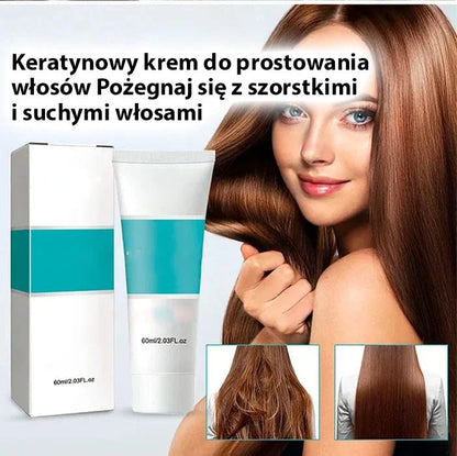 （🔥Kúp 1 a dostaneš 1 zadarmo🔥）Krém na narovnávanie vlasov s keratínom