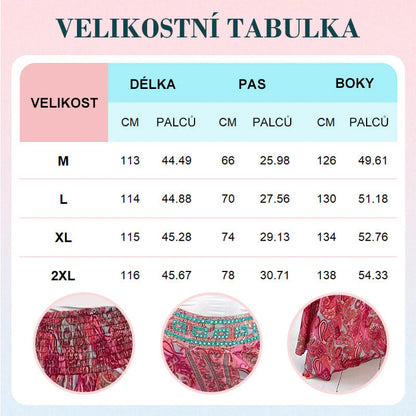 👖 Elastické Nohavice s Etnickou Potlačou – Patchwork + Elastický Pás + Všetky Velikosti! ✨