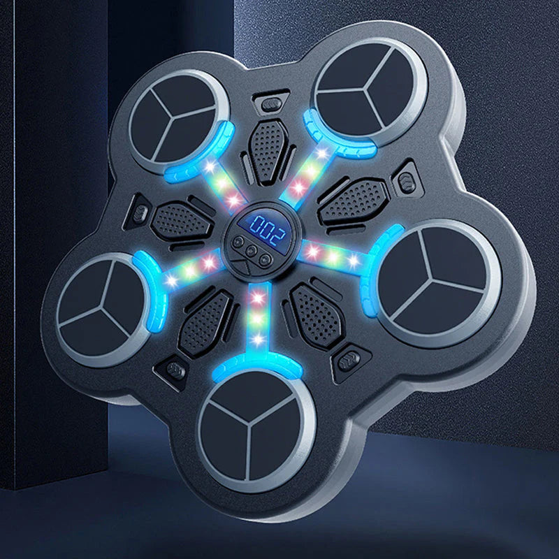 🥊 Bluetooth Hudobný Boxerský Terč – 3 Rýchlosti + Ritmické Svetlo + 50% Zľava! 🔥