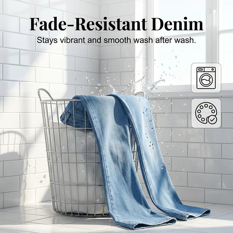 👖 Dámske džínsy s vysokým pásom a širokými nohavicami – pohodlie a štýl na každý deň! ✨