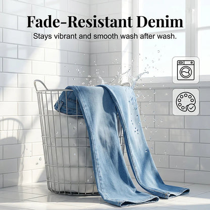 👖 Dámske džínsy s vysokým pásom a širokými nohavicami – pohodlie a štýl na každý deň! ✨