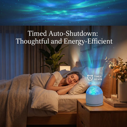 🌌✨ Aurora projektor hviezdnej oblohy s diaľkovým ovládaním – magický relax doma