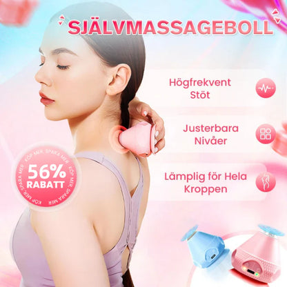 【💆 Mierna relaxácia a hlboká svalová relaxácia】Elektrická adsorpčná fasciová guľa