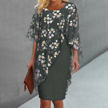 👗 TERAZ ZĽAVA 50%!🌸 Elegantná kvetinová dvojdielna súprava – blúzka a šaty – šik boho letný outfit ✨