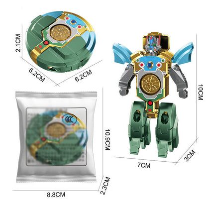 🤖 Transformovateľný prstový spinner – 2 hry v 1, zmierni stres a rozbav sa!