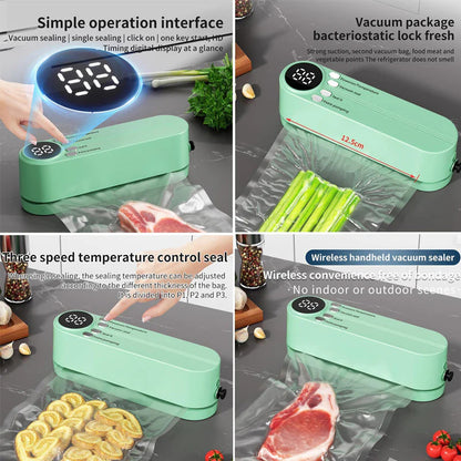 【🥩Udržte potraviny čerstvé a rozlúčte sa so zápachom z chladničky!】Mini bezdrôtový vysávač