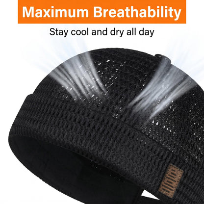 🧢☀️ Ľahká, priedušná sieťovaná čiapka bez okraja
