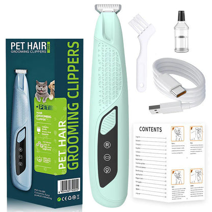 🐾 Presný zastrihávač labiek pre maznáčky– LED svetlo + Bezpečná keramická čepeľ! 🐶