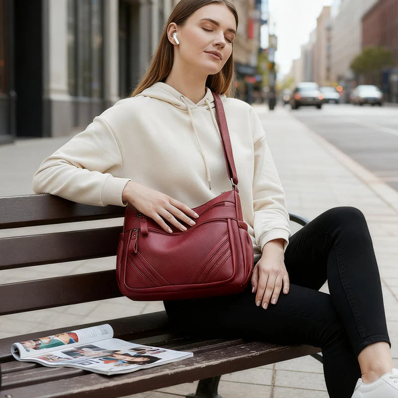 👜  Módna torba cez rameno: Viac kieszeni + odolný materiál – pre každú príležnosť!✨