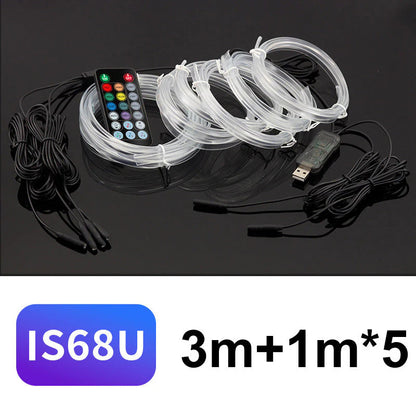 LED pásik na vytvorenie atmosféry v aute