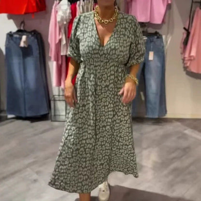 👗Šaty s výstrihom do V vo väčších veľkostiach