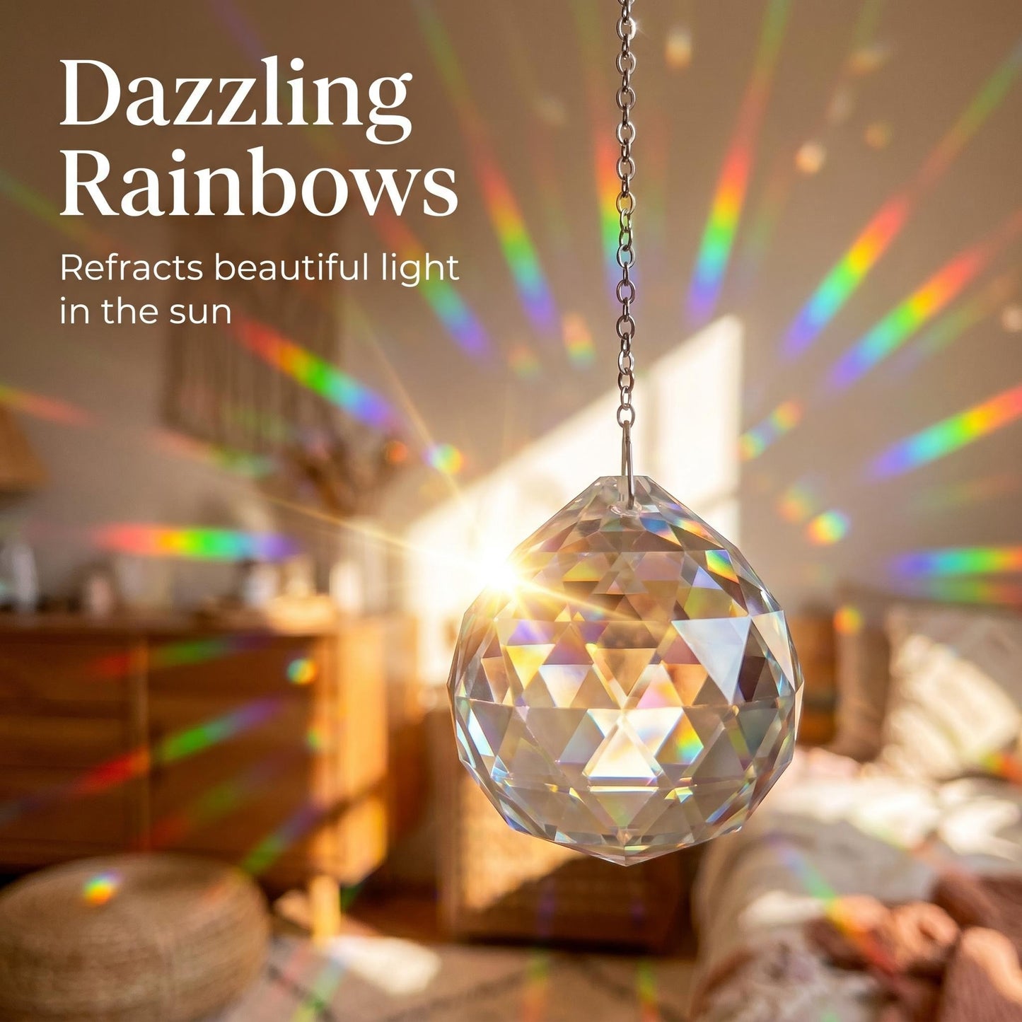 🌙🌈 Sada dekoratívnych slnečných lapačov – Slnko, mesiac a zlé oko pre krásny domov! ✨