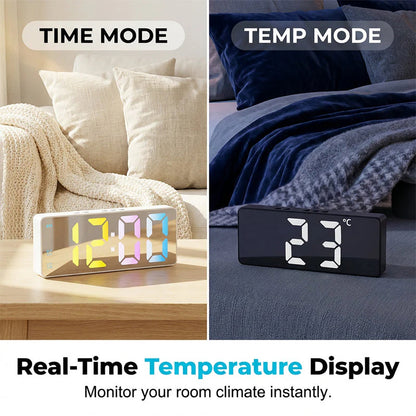 ⏰Minimalistický digitálny budík do spálne a kancelárie