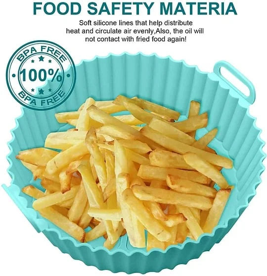 🍳Silikónový plech na pečenie do fritézy – bezpečný, odolný a perfektný pre zdravé jedlá! ✨