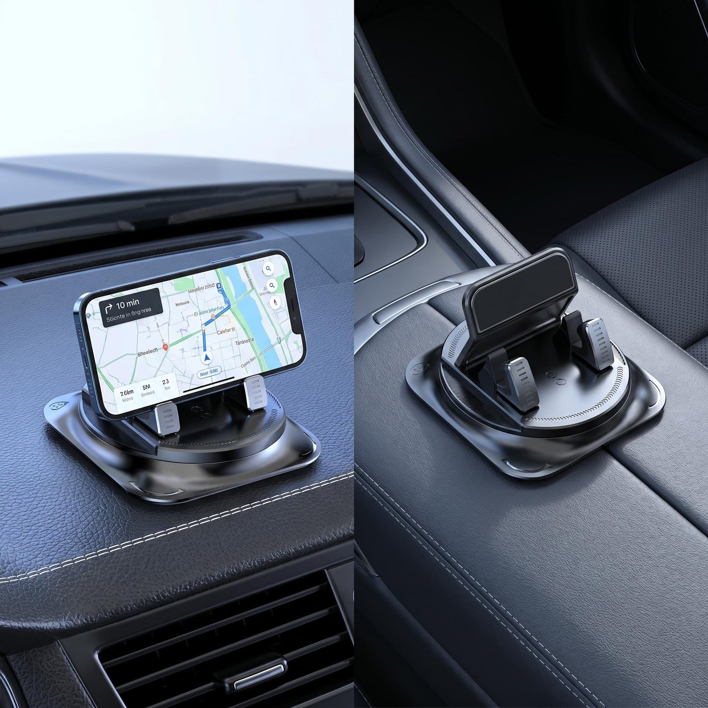 📱Stabilný Držiak na Mobil do Auta 360° – protišmykový & bezpečný! 🚗