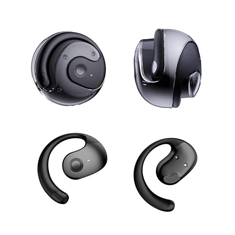 【🔋 Malý a prenosný, rýchly a presný preklad 75 jazykov v reálnom čase】Bezdrôtové slúchadlá OWS Bluetooth 5.4 s AI prekladom (vhodné pre iOS a Android)