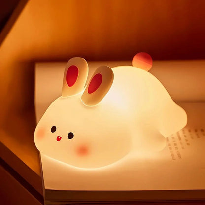 🎉 Nočné Svetlo Big Face Rabbit – Útulnosť + Funkcia + Darček! 🐇