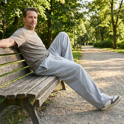 👖 Pohodlné pánske voľnočasové nohavice, ktoré sa prispôsobia každému dňu! 🏠