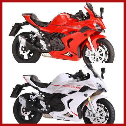 🌟 Model Motocykla 1:12 – Interaktívny Svietla + Zvuky! 🏍️