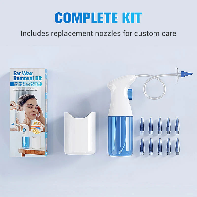 🧼 Bezpečná sada na čistenie uší – silikón + výmenné nástavce 😌