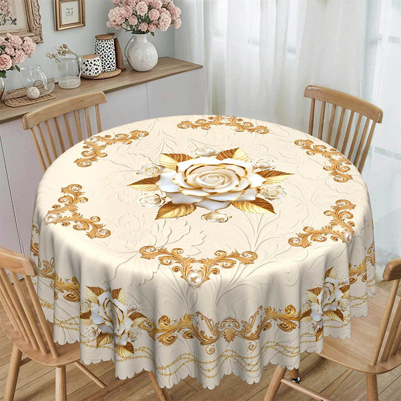🌟 Luxusný zlatistý obrus – elegantný doplnok na stôl! ✨