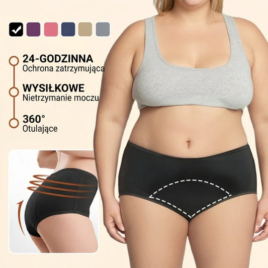👙2026 Vysoko kvalitná hygienická bielizeň s vysokým pásom, ktorá účinne zabraňuje bočnému úniku